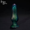 A Fantasy Grove sex toy on a black background with a logo in the upper left corner