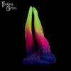 A fantasy sex toy on a black background with the Fantasy Grove logo in the upper left corner