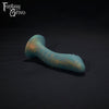 A Fantasy Grove sex toy on a black background with a logo in the upper left corner