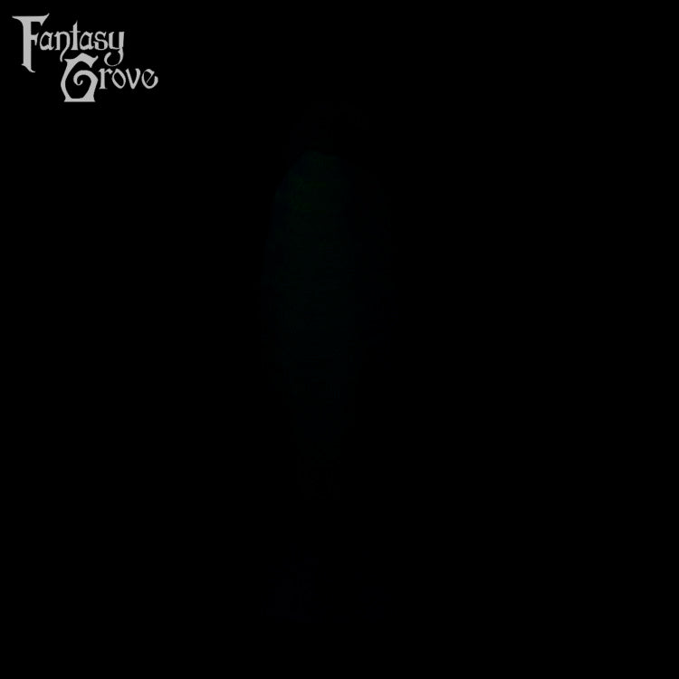 A fantasy sex toy on a black background with the Fantasy Grove logo in the upper left corner 