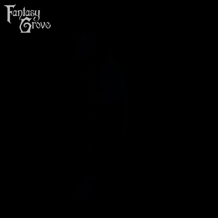 A fantasy sex toy on a black background with the Fantasy Grove logo in the upper left corner 