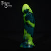 A fantasy sex toy on a black background with the Fantasy Grove logo in the upper left corner