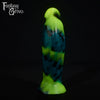 A fantasy sex toy on a black background with the Fantasy Grove logo in the upper left corner