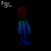 A Fantasy Grove sex toy on a black background with a logo in the upper left corner