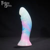 A fantasy sex toy on a black background with the Fantasy Grove logo in the upper left corner 