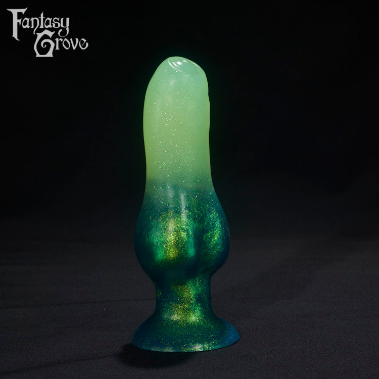 A fantasy sex toys on a black background with Fantasy Grove branding