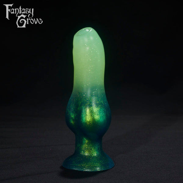 A fantasy sex toys on a black background with Fantasy Grove branding