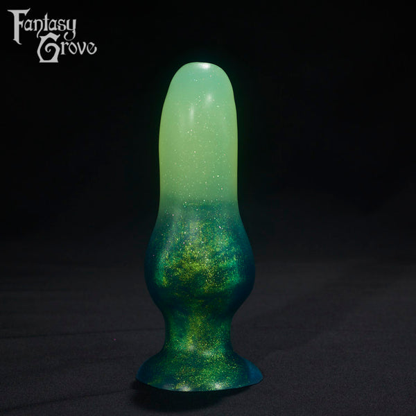 A fantasy sex toys on a black background with Fantasy Grove branding