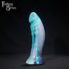 A fantasy sex toy on a black background with the Fantasy Grove logo in the upper left corner 
