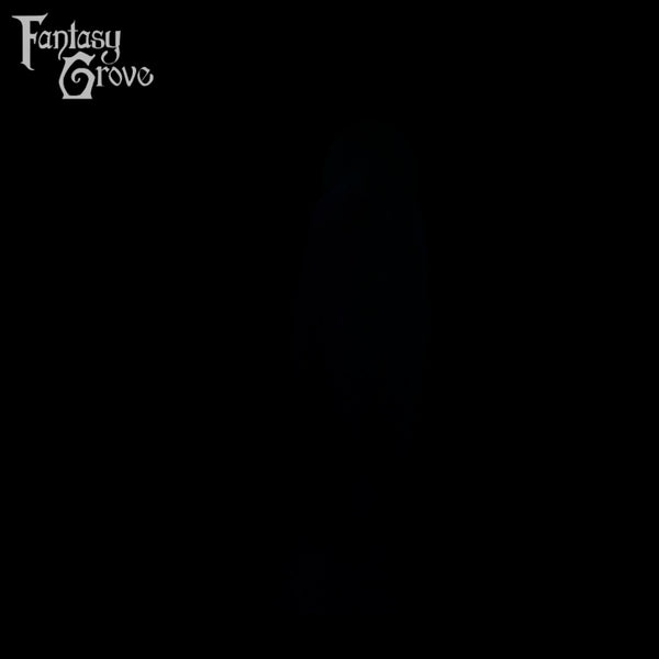 A fantasy sex toy on a black background with the Fantasy Grove logo in the upper left corner 