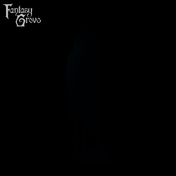 A fantasy sex toy on a black background with the Fantasy Grove logo in the upper left corner 