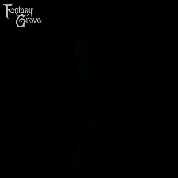 A fantasy sex toy on a black background with the Fantasy Grove logo in the upper left corner 