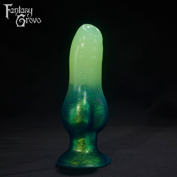 A fantasy sex toys on a black background with Fantasy Grove branding
