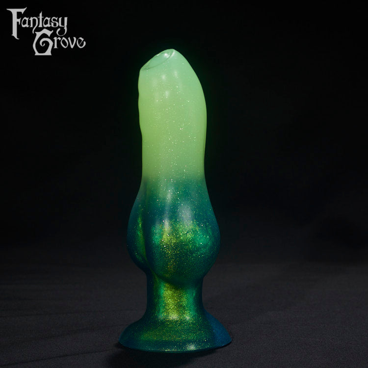 A fantasy sex toys on a black background with Fantasy Grove branding