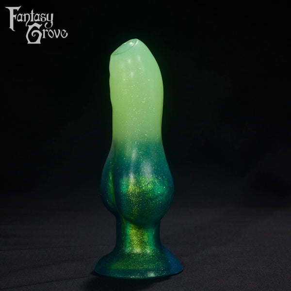 A fantasy sex toys on a black background with Fantasy Grove branding