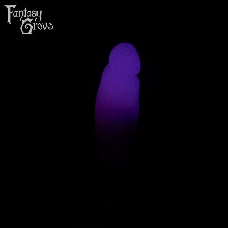 A fantasy sex toy on a black background with the Fantasy Grove logo in the upper left corner