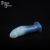 A fantasy sex toy on a black background with the Fantasy Grove logo in the upper left corner