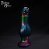 A Fantasy Grove sex toy on a black background with a logo in the upper left corner
