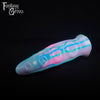 A fantasy sex toy on a black background with the Fantasy Grove logo in the upper left corner