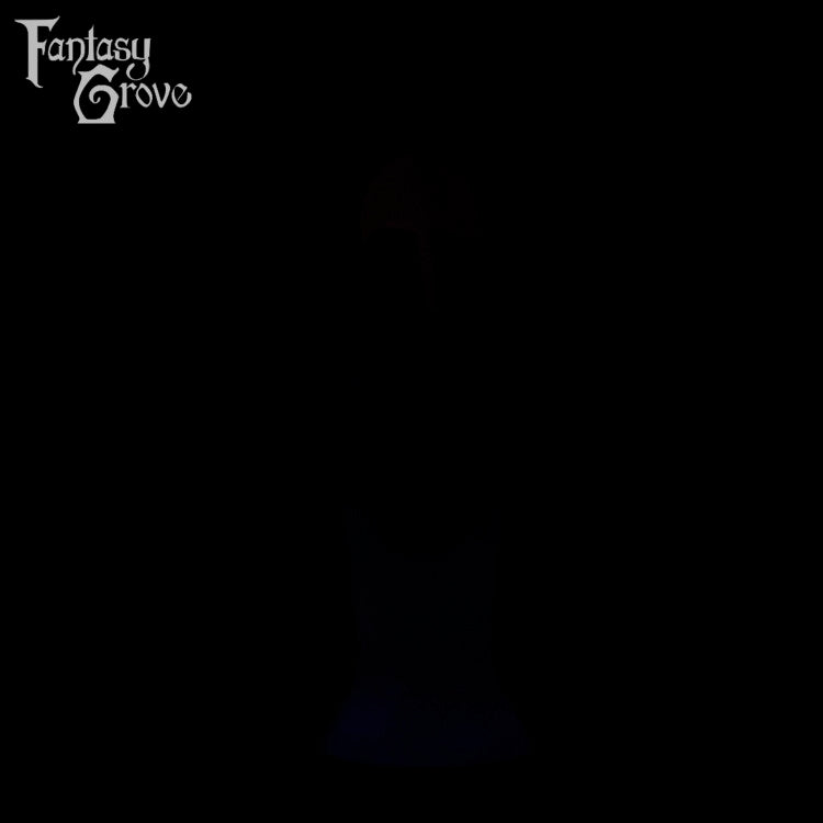 A fantasy sex toy on a black background with the Fantasy Grove logo in the upper left corner 