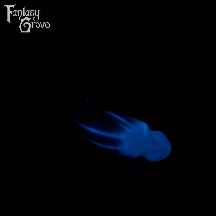 A fantasy sex toy on a black background with the Fantasy Grove logo in the upper left corner
