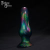 A Fantasy Grove sex toy on a black background with a logo in the upper left corner