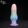 A Fantasy Grove sex toy on a black background with a logo in the upper left corner