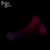 A Fantasy Grove sex toy on a black background with a logo in the upper left corner