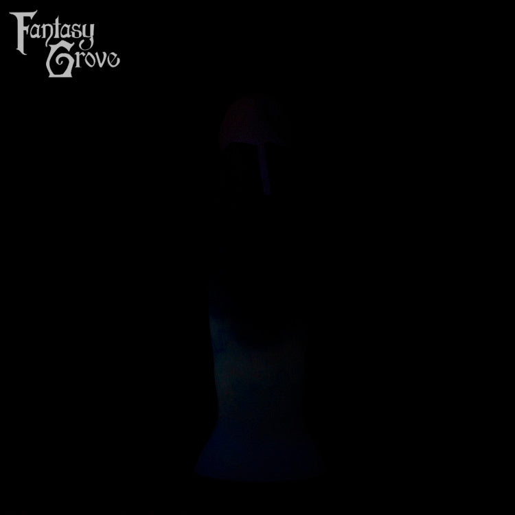 A fantasy sex toy on a black background with the Fantasy Grove logo in the upper left corner 