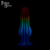 A Fantasy Grove sex toy on a black background with a logo in the upper left corner