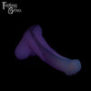 A Fantasy Grove sex toy on a black background with a logo in the upper left corner