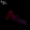 A Fantasy Grove sex toy on a black background with a logo in the upper left corner
