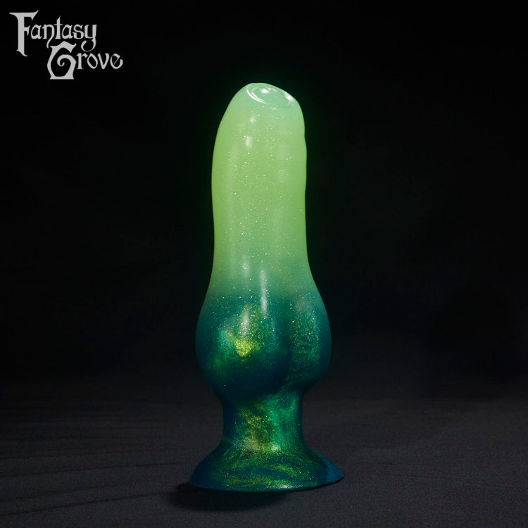 A fantasy sex toys on a black background with Fantasy Grove branding