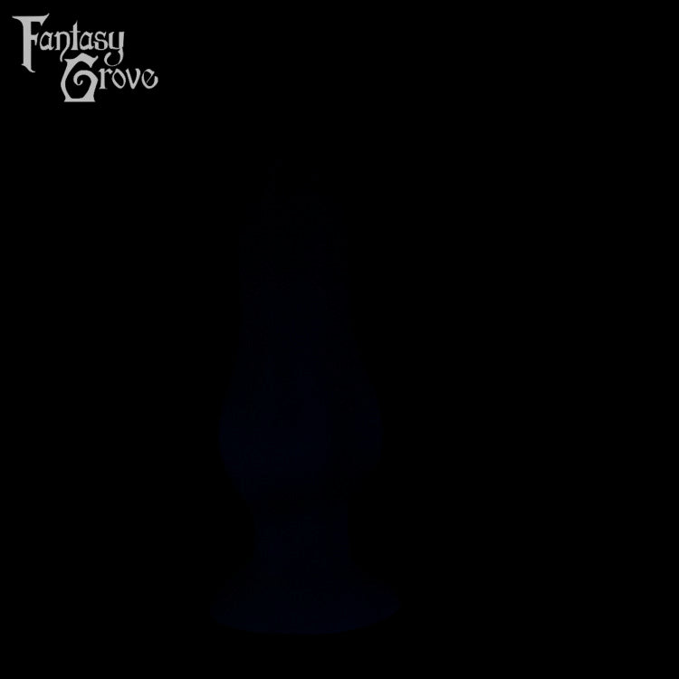 A fantasy sex toy on a black background with the Fantasy Grove logo in the upper left corner 