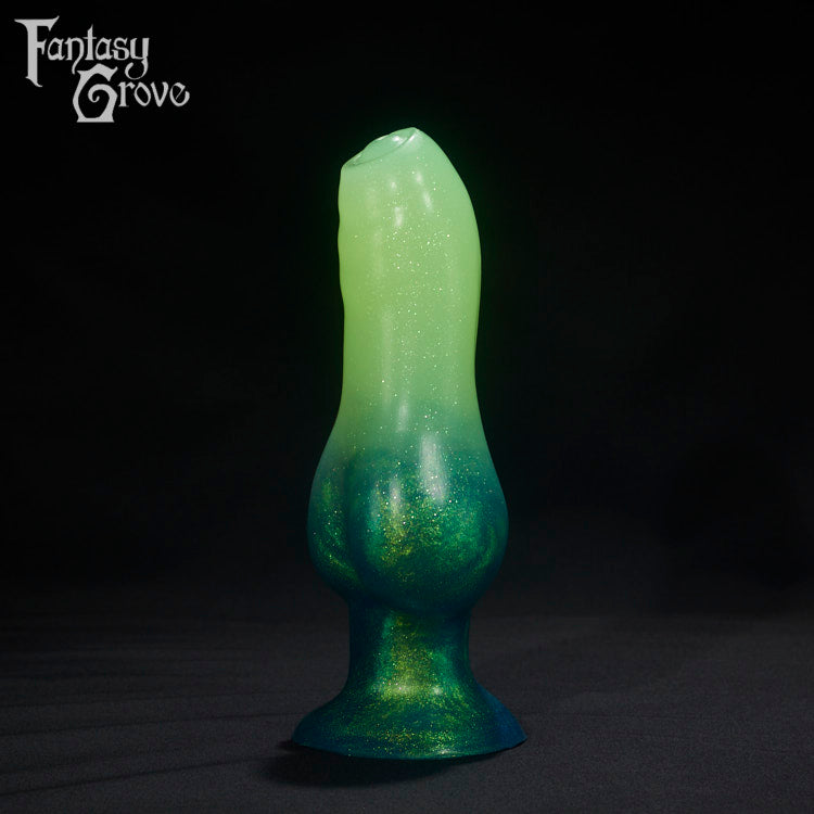 A fantasy sex toys on a black background with Fantasy Grove branding