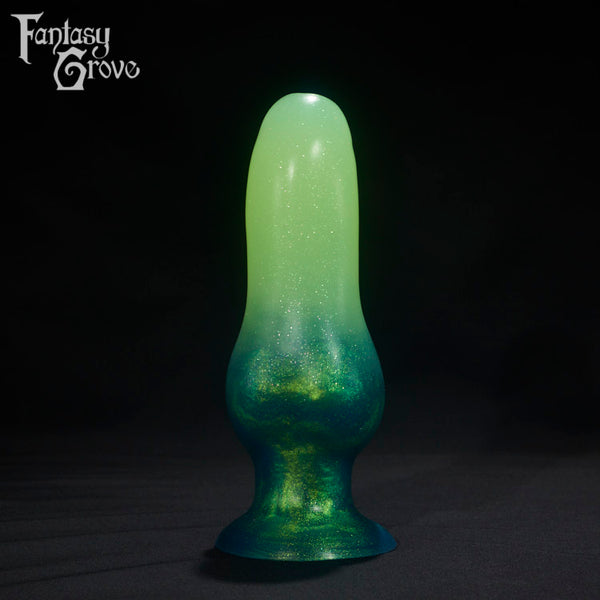 A fantasy sex toys on a black background with Fantasy Grove branding