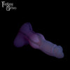 A Fantasy Grove sex toy on a black background with a logo in the upper left corner