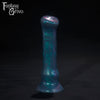 A Fantasy Grove sex toy on a black background with a logo in the upper left corner