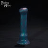 A Fantasy Grove sex toy on a black background with a logo in the upper left corner