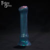 A Fantasy Grove sex toy on a black background with a logo in the upper left corner