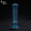 A Fantasy Grove sex toy on a black background with a logo in the upper left corner