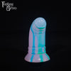 A fantasy sex toy on a black background with the Fantasy Grove logo in the upper left corner