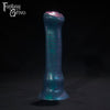 A Fantasy Grove sex toy on a black background with a logo in the upper left corner