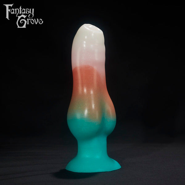 A fantasy sex toys on a black background with Fantasy Grove branding