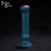 A Fantasy Grove sex toy on a black background with a logo in the upper left corner