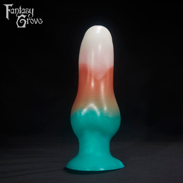 A fantasy sex toys on a black background with Fantasy Grove branding