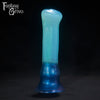 A Fantasy Grove sex toy on a black background with a logo in the upper left corner
