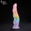 A Fantasy Grove sex toy on a black background with a logo in the upper left corner