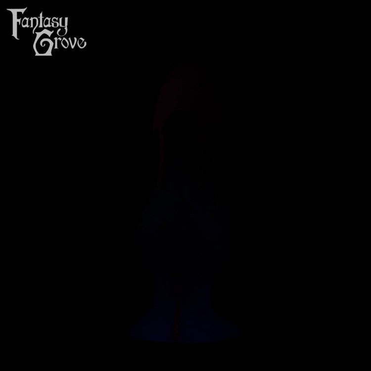 A fantasy sex toy on a black background with the Fantasy Grove logo in the upper left corner 