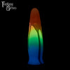 A Fantasy Grove sex toy on a black background with a logo in the upper left corner